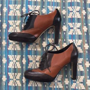 Leather Oxford Heels